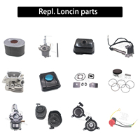 Composant de réservoir de carburant noir étanche sans bouchon, remplacement OEM Pièce moteur Loncin G160 G200 170500508-0052 Pompe à eau du générateur