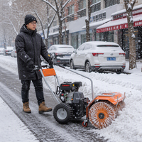 Souffleuse à neige thermique autoportée 3-en-1 Loncin G200F 6,5 CV pour allée résidentielle