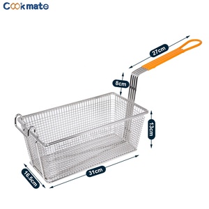 Cesta comercial <span class=keywords><strong>para</strong></span> patatas fritas, freidora de aceite de malla de alambre de hierro, freidora de patatas fritas, colador de <span class=keywords><strong>comida</strong></span> rápida - Product Image 5