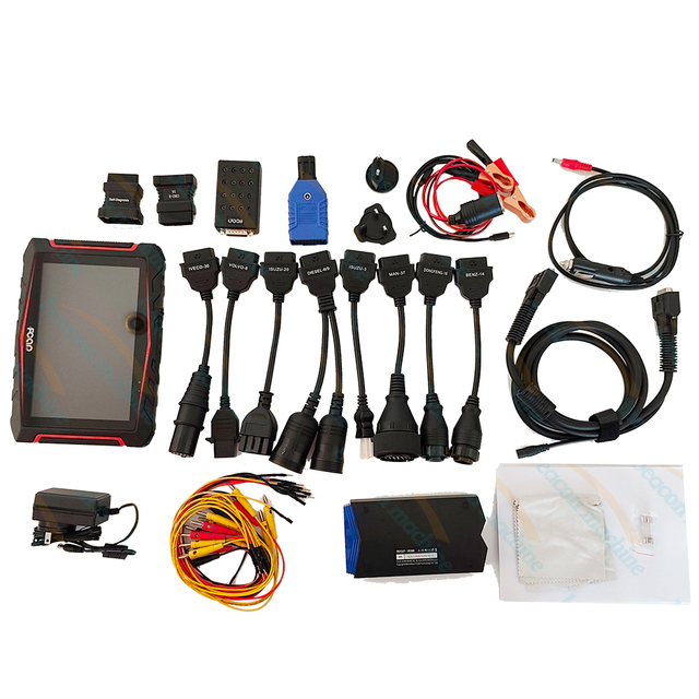 Car F508D Heavy Duty Diagnostic Tool OBD2 Scanner ABS Transmission DPF ECU Full System for Diesel Truck
