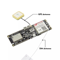TTGO SIM7600E-H Modul ESP32-WROVER-B Chip WiFi Gigi Biru 18560 Pemegang Baterai Papan Pengembangan Pengisian Surya Lilygo Ttgo