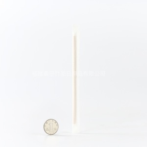 Bamboo Saint Bamboo Stirring Stick 140mm Flat Head Single Pack Disposable Cocktail Stirrer - Product Image 3