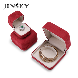Velvet Jewelry Box Multi Size Colorful <b>Ring</b> <b>Necklace</b> Bracelet Bangle Bead Storage Box For Jewelry Display - Product Image 1