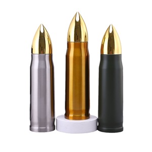 Taza de bala de vacío de acero inoxidable de gran capacidad creativa, taza de regalo portátil de negocios para volver a la escuela - Product Image 1