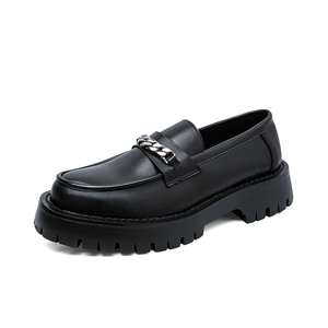 Chaussures habillées rétro vintage de créateur pour hommes, grandes tailles, en cuir véritable, style Oxford et mocassins à bout pointu, décontractées et faciles à enfiler, pour le commerce transfrontalier - Product Image 5