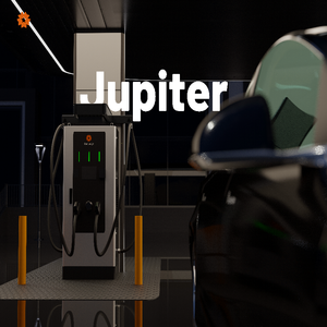 Nouveau chargeur intelligent pour véhicules électriques Starcharge Jupiter 60 kW DC, haute puissance, charge rapide, robuste, longue durée de vie, gestion de flotte - Product Image 4