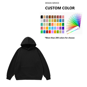 Felpa con cappuccio nera Casual <span class=keywords><strong>taglie</strong></span> forti di alta qualità con Logo personalizzabile stampata su <span class=keywords><strong>felpe</strong></span> in tessuto Fitness - Product Image 6