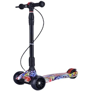 สกู๊ตเตอร์เด็ก พับได้ ปรับความสูงได้ สีแดง สำหรับเด็กอายุ 2-4 ปี - Product Image 5