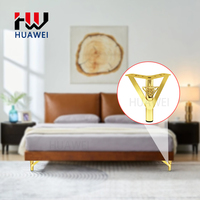 HUAWEI Möbel zubehör Stuhl Metall Bein Dreieck Golden New Design 15cm hoch Eisen Metall Sofa Bein