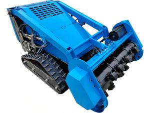 Cortadora <span class=keywords><strong>de</strong></span> Césped Industrial <span class=keywords><strong>de</strong></span> 4 Tiempos con Cilindro Hidráulico, Grado DIY, Control Remoto 24V, 192cc, Rampa en V, Alta Productividad, 1500W - Product Image 4