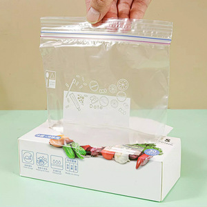 Food Storage Bags <b>Plastic</b> Resealable Self Sealing For Refrigerator Freezer Use - Product Image 3