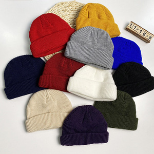 HKS0001 пустая вязаная акриловая Мужская и женская, для девочек, с помпоном, унисекс, оптовая продажа, оптовая продажа, Шапка-бини для рыбаков, Зимняя Шапка-бини - Product Image 6