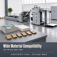 Machine de laminage automatique à grande vitesse pour carton ondulé, équipement de laminage feuille à feuille pour boîtes en carton et papier
