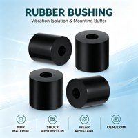 EASILIFE Factory Outlet OEM Custom Molded Wear Resistant Shock Absorber Automotive Rubber Mount Metal Bearing Coupling Bushing