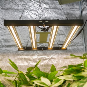 แถบไฟ LED สำหรับปลูกพืช ขนาดกะทัดรัด 320W-480W สเปกตรัมเต็มรูปแบบ ดีไซน์พับได้ สำหรับชั้นวางเรือนกระจกแนวตั้ง - Product Image 5