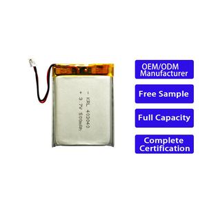 Üretici Toptan OEM ODM 403040 500mAh Lityum İyon Pil 3.7v Şarj Edilebilir Lipo Pil Tüketici Elektroniği CE - Product Image 1