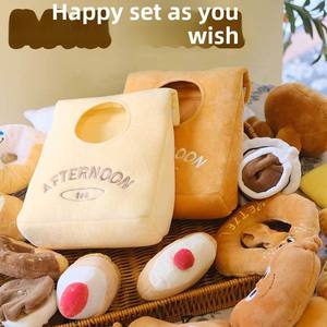 Eco-friendly all'ingrosso Pet Chew giocattoli di peluche cane gatto giocattolo con il cibo che si nasconde Sniffing fatto da lattice PP corda per negozi di animali - Product Image 3