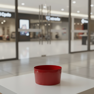 Pot à orchidées plissé de grande taille F23118 pour les présentoirs de Thanksgiving, les hôtels et les magasins, en plastique, durable, léger, pour la maison et le jardin - Product Image 1