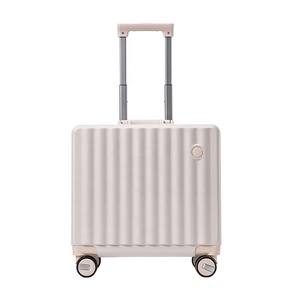 New Fashion Customized Business <strong>Travel</strong> <strong>Bags</strong> Abs Pc 18" Aluminum Frame <strong>Cabin</strong> Luggage Trolley case Suitcase on Wheels - Product Image 1