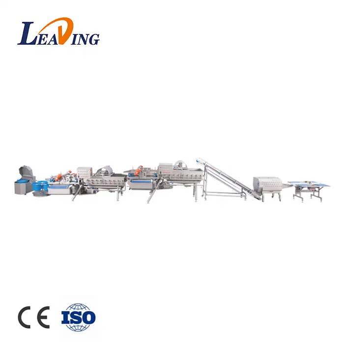 SDLEADING Thương Mại Hiệu Quả Cao Đầy Đủ Dây Chuyền Sản Xuất Sấy Trái Cây Và Rau Rửa Dòng