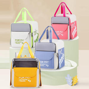 Custom Logo Portable Breathable Fully Ventilated Mesh Airline Approved Pet Carrier <b>Backpack</b> 3 Sides Opening Transparent Fashion - Product Image 1