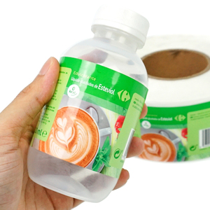 Tùy Chỉnh In Nhãn Nhà Sản Xuất Thiết Kế Không Thấm Nước Vinyl Dính Nghi Thức Cuộn Gói Nhãn Cho Thực Phẩm Chai Nhựa - Product Image 3