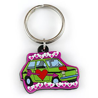 Fabricants de porte-clés en caoutchouc PVC personnalisés en Chine, promotion de porte-clés en silicone souple avec logo, fournisseur de porte-clés.