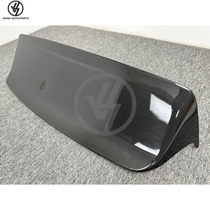GR AIMGAIN Single Deck Glossy Twill Weave Carbon Fiber Roof Spoiler Add-on for Toyota GR Yaris 2019+ Vacuum Bagged - Product Image 3
