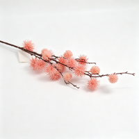 Branche de chardon artificiel Echinops de 90 cm, fleur globe pointue en plastique pour mariage, maison, vase, arrangement floral, vente en gros d'usine