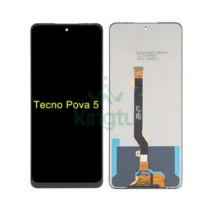 Tampilan layar sentuh LCD ponsel dan Digitizer rakitan penuh Ecran untuk Tecno Pova 5 OEM layar LCD Pantalla