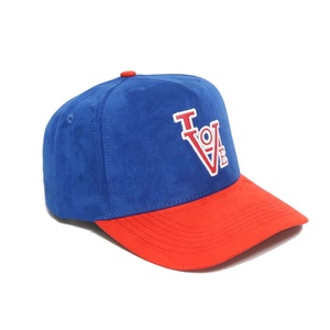 Top Fashion Best <strong>Price</strong> Wholesale Five Panel Custom logo Suede Outdoor Sports Teams Custom <strong>Label</strong> Two Colors Baseball Hat and Cap - Product Image 2