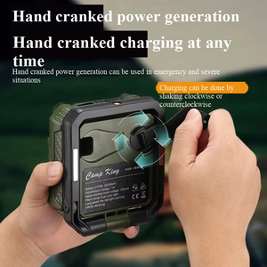 Outdoor camping LED <b>light</b> hand-cranked work <b>light</b> portable multi-function emergency long-term availability - Product Image 4