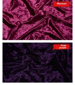 2025 nouveau Design doux <span class=keywords><strong>Scholl</strong></span> Tour velours tissu robe KS Velboa coréen élastique uni Polyester brossé tricot pour les filles - Product Image 4