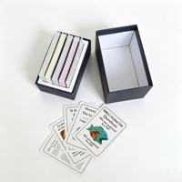 Muestras gratuitas al por mayor de cartas de juego con versículos bíblicos personalizados para cristianos - Tarjetas didácticas familiares con caja de múltiples compartimentos