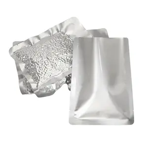 In Stock Side Seal Resealable Smell Proof Cooked Food Vacuum Bag Aluminum Foil Plastic Bag