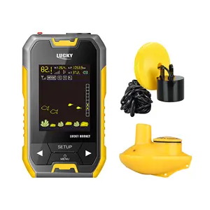 Lucky handheld fish finder FL218TPA-WT colored Iconic Display wireless sensor and transducer dual use fish finder fishing equ