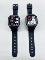 Montre connectée TPU PC à double mouvement, résistante aux chocs, à la poussière, étanche 5ATM, GPS, carte hors ligne, AMOLED 2,13 pouces pour les sports de plein air