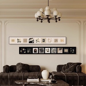 Framed Wall Art Oil Canvas Decorative Painting Black Rectangle Frame For Living Room <b>Bedroom</b> Study - Product Image 3