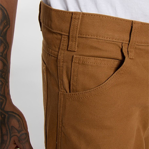 Pantalon de <span class=keywords><strong>peintre</strong></span> décontracté 100 % coton, taille mi-haute, devant plat, fermeture éclair, pour travaux de peinture intérieurs/extérieurs, projets de rénovation, teinture unie - Product Image 5