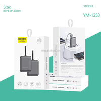 Nouveaux produits électroniques tendance, batterie externe ultra-fine en métal 20000mAh avec charge rapide 22.5W, chargeur portable rapide pour iPhone
