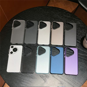 Coque de téléphone originale à rayures mates pour Huawei P70 Pro Pura <span class=keywords><strong>70</strong></span> Ultra Mate 60 50 40 Pro Coque arrière en plastique dur antichoc - Product Image 2