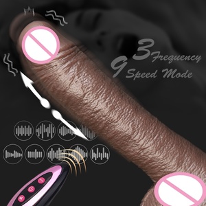 Jouet sexuel souple pour femmes, Dildo en forme de faux pénis avec picots, ventouse, jouet de masturbation LM-A204-3 - Product Image 4