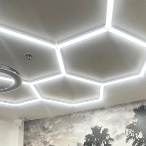 Meilleures ventes, <span class=keywords><strong>éclairage</strong></span> hexagonal à grille hexagonale pour <span class=keywords><strong>garage</strong></span> d'<span class=keywords><strong>atelier</strong></span> à haute luminosité - Product Image 4