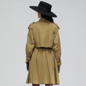 <span class=keywords><strong>Trench</strong></span> primaverile snellente oversize in cotone a manica lunga di alta qualità - Product Image 5