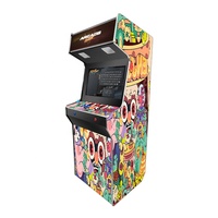 Machine d'arcade classique verticale MAME multi-jeux avec écran 26 pouces, 6296 jeux, fonctionnement à pièces, version anglaise, garantie 1 an