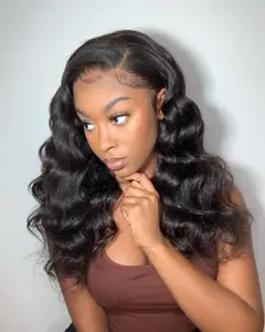 180% 200% Density Cuticle Aligned 13x4 Glueless Front Lace HD Wig Wholesale Best Raw Virgin Hair Weaves and Wigs Vendor