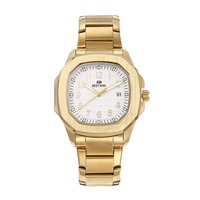 Montre à quartz pour femme de luxe haut de gamme 2024 - Style business tendance, bracelet en cuir italien Ronda, cristal saphir, aiguilles lumineuses