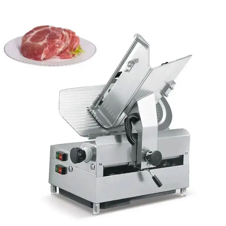 Factory direct selling automatic bone cutting machine frozen meat automatic frozen meat slicer for beef steak bacon