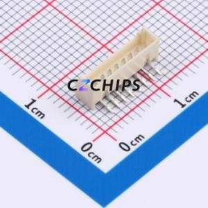 WAFER-MX1.25B-8PWZ Wire-to-Board Pin Header Bent Lead Through Hole,P=1.25mm 1x8P 1.25mm Right Angle Insert PicoBlade (MX 1.25) - Product Image 1