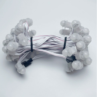 Lumière LED à point de champignon, diamètre 12 mm, avec trou de montage, barre de pixels LED, guirlande lumineuse 2811, lumières pleine couleur apparentes, injection de colle